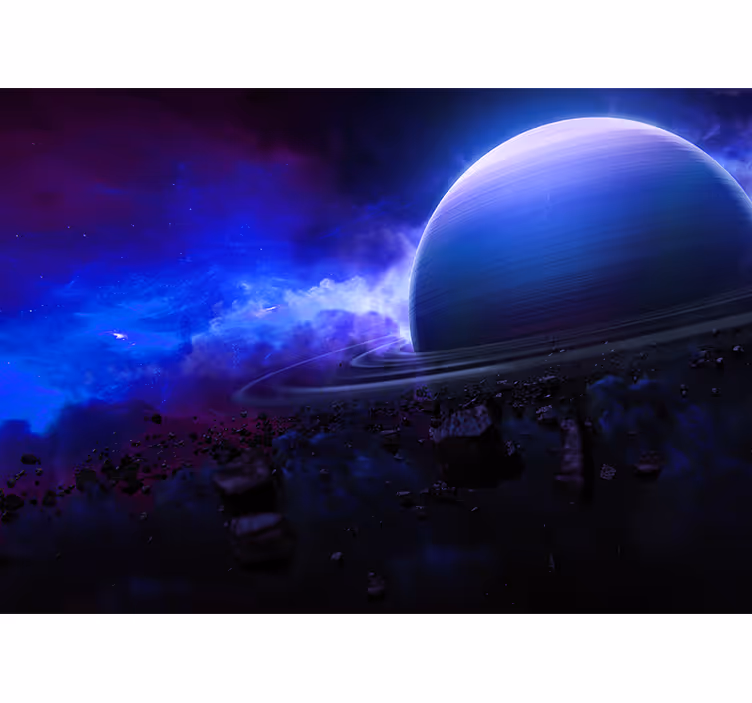 Fotomural espacio Planetas cósmicos - TenVinilo