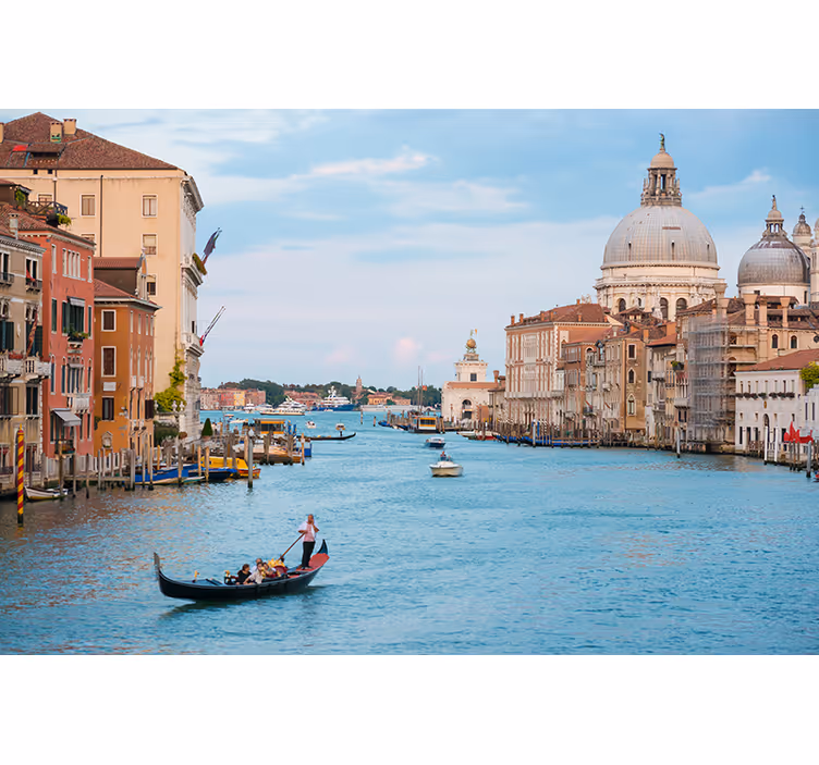 Mural ciudad escena de góndola en venecia - TenVinilo
