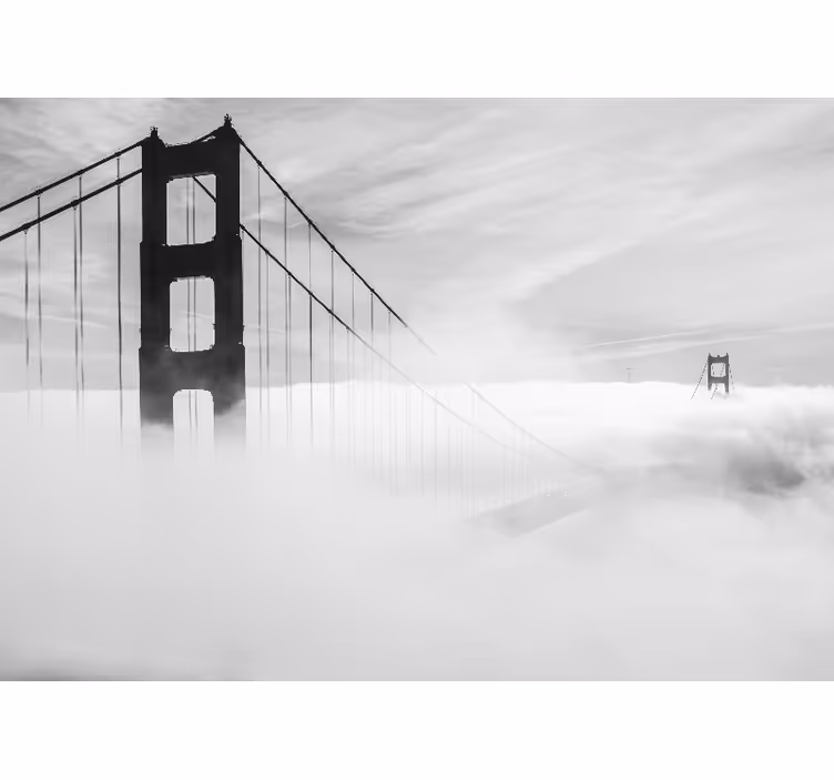 Mural ciudad extensión golden gate - TenVinilo