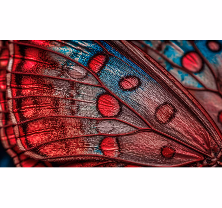 Fotomural salón aleta de mariposa - TenVinilo