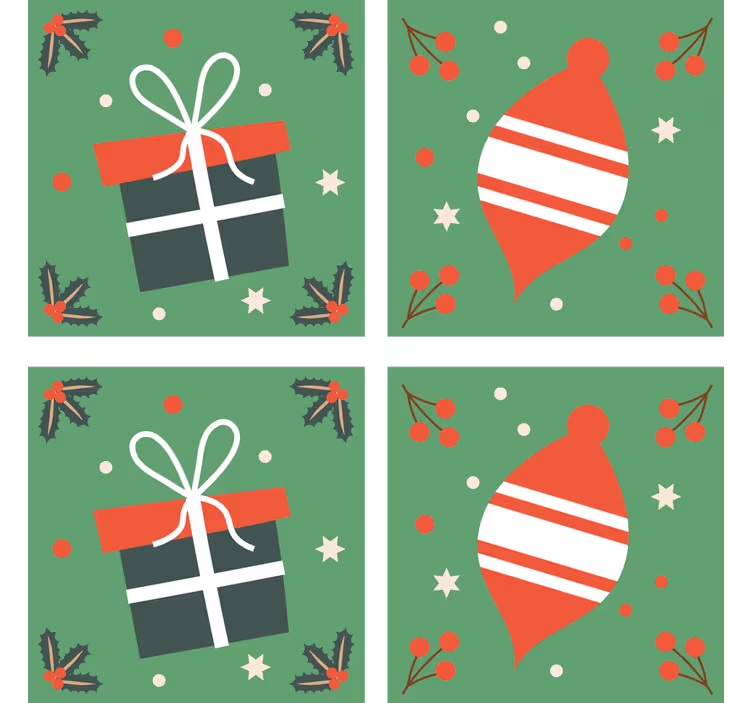 Posavasos navideño adorno y regalo festivo - TenVinilo