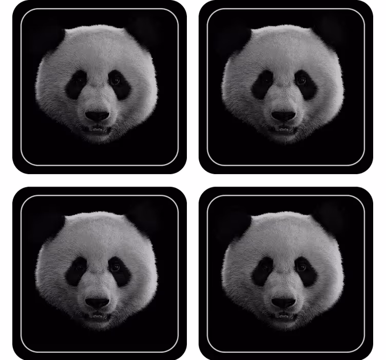 Posavasos frikis cara de panda - TenVinilo
