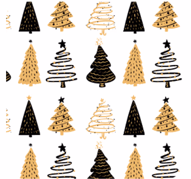 Posavasos navideño Arboles de navidad originales - TenVinilo