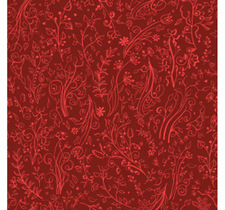 Posavasos fondo con estampado floral - TenVinilo