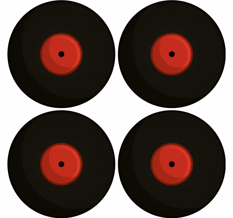 Posavasos vintage Cds - TenVinilo
