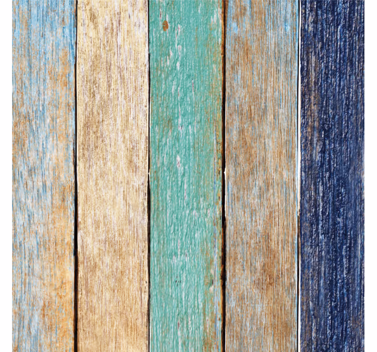 Posavasos tablas de madera envejecida - TenVinilo