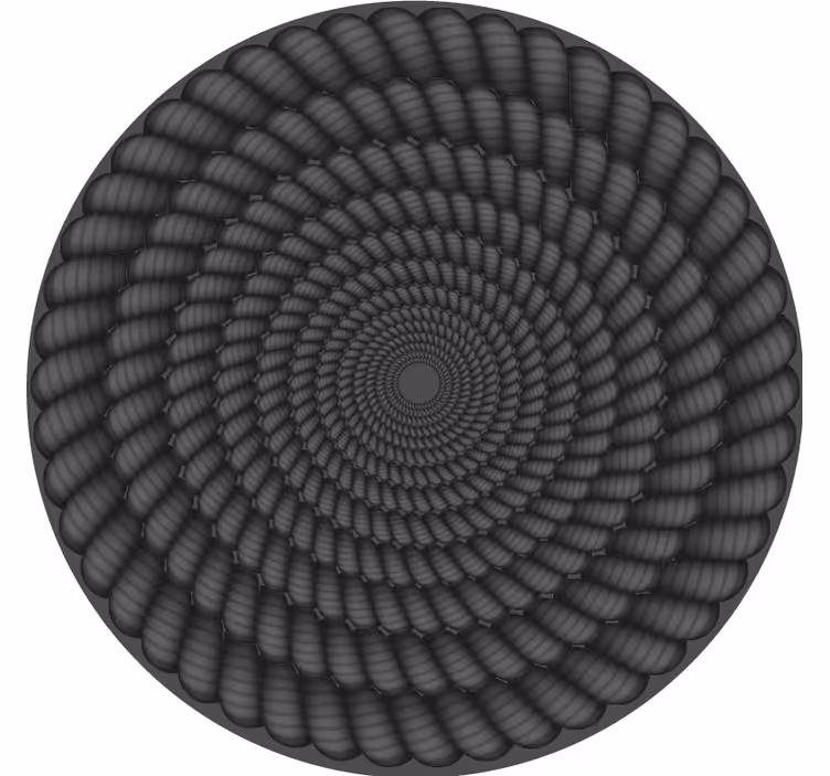 Posavasos textura Cordón negro - TenVinilo