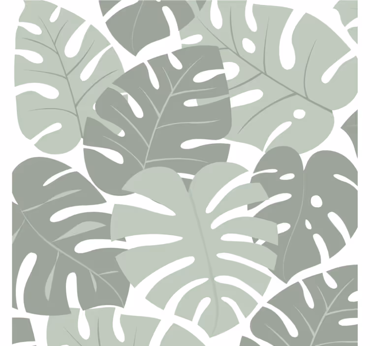 Posavasos patrones de monstera hojuela - TenVinilo