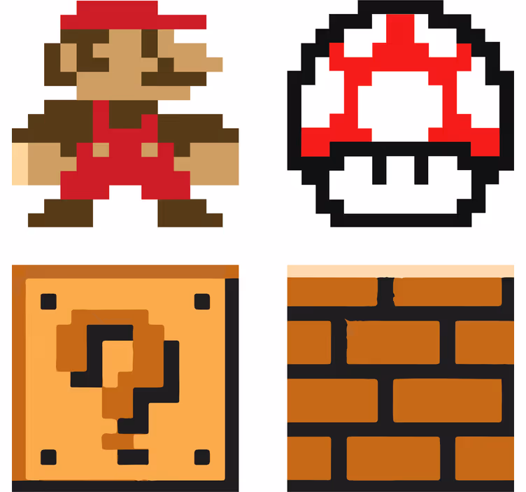 Posavasos frikis Temas de super mario - TenVinilo