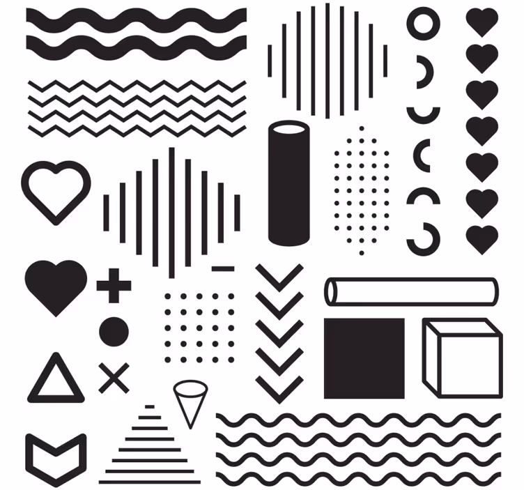 Posavasos exploración de formas geométricas - TenVinilo