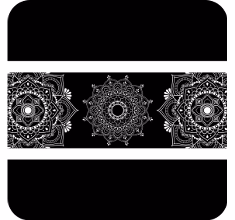 Posavasos motivo mandala complejo - TenVinilo
