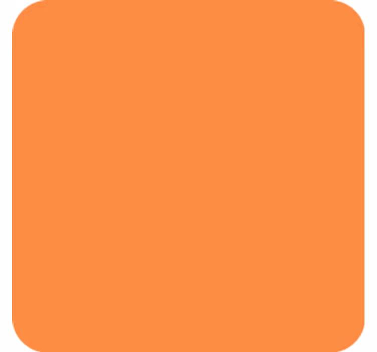 Posavasos superficie naranja simple - TenVinilo