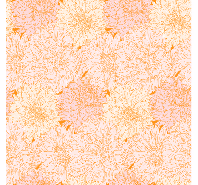 Posavasos diseño floral arreglos - TenVinilo