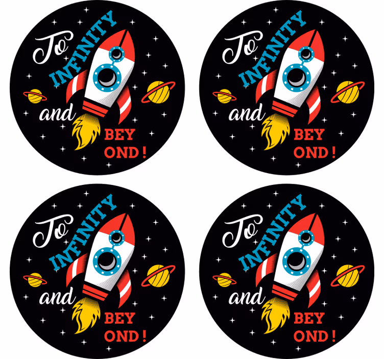 Posavasos frikis tema lanzamiento espacial - TenVinilo