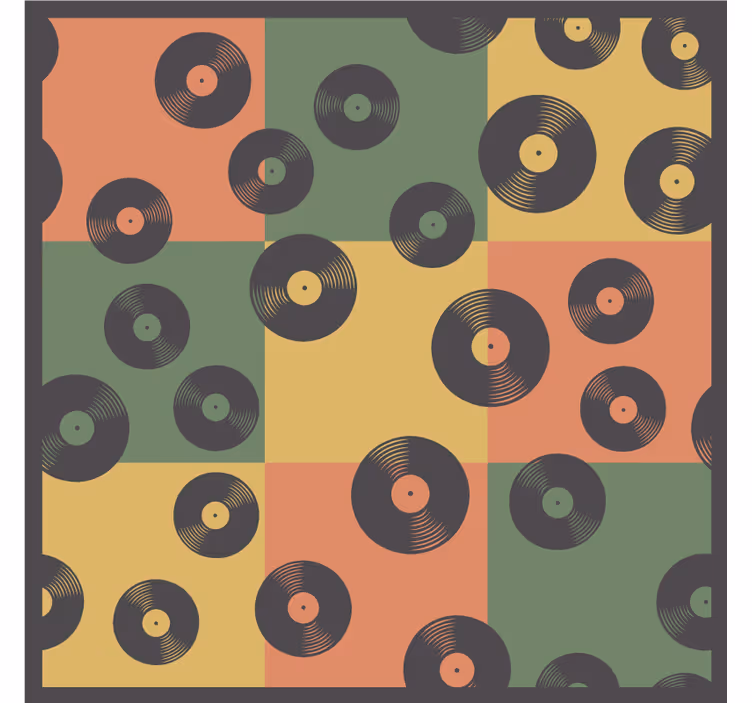 Posavasos frikis diseño de discos de vinilo - TenVinilo