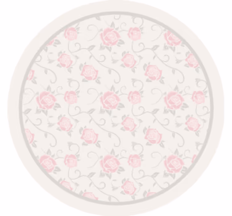 Posavasos vintage patrón floral vintage - TenVinilo
