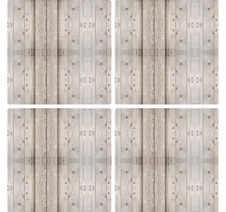 Posavasos textura de madera - TenVinilo
