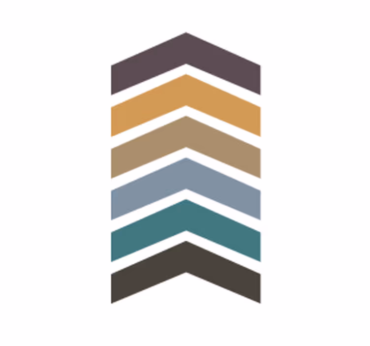Posavasos patrón chevron superpuesto - TenVinilo