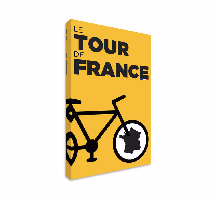 Cuadro deporte icono tour - TenVinilo