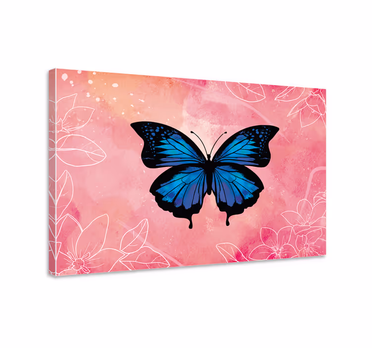 Cuadro mariposas hermoso y colorido - TenVinilo