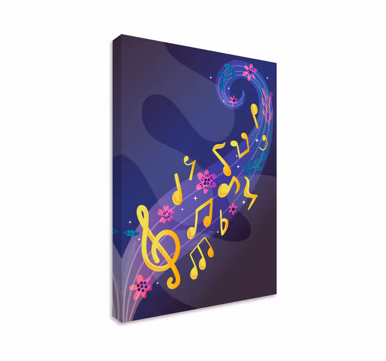 Cuadro musical floritura melódica - TenVinilo