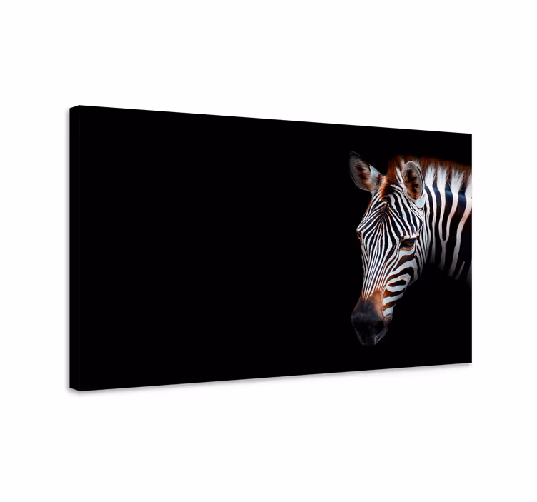 Cuadro animales cierre de zebra - TenVinilo