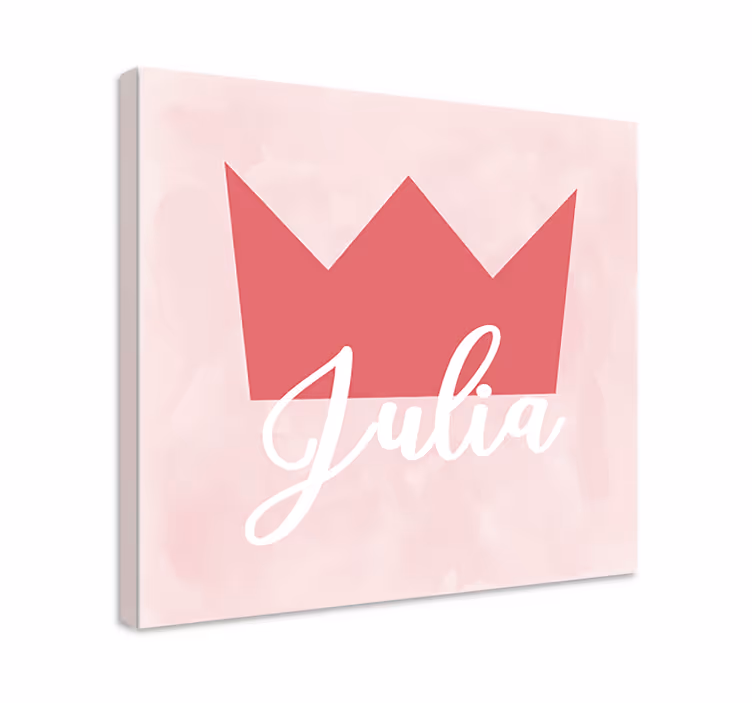 Cuadro mapa personalización corona julia - TenVinilo