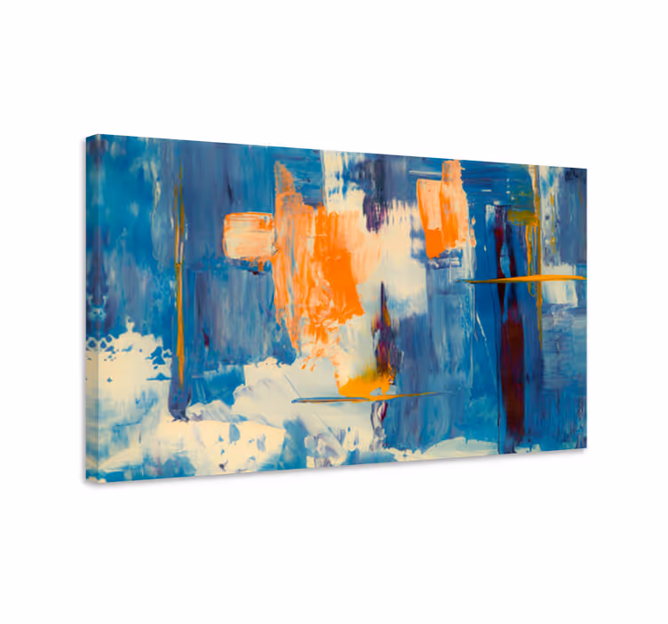 Cuadro abstracto Salpicadura de pintura nórdica - TenVinilo