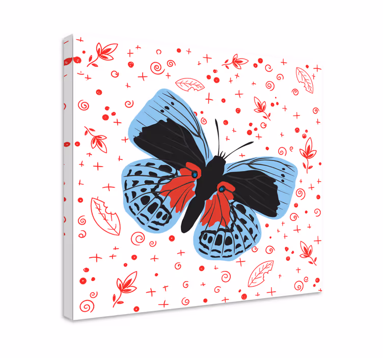 Cuadro mariposas diseño brillante - TenVinilo