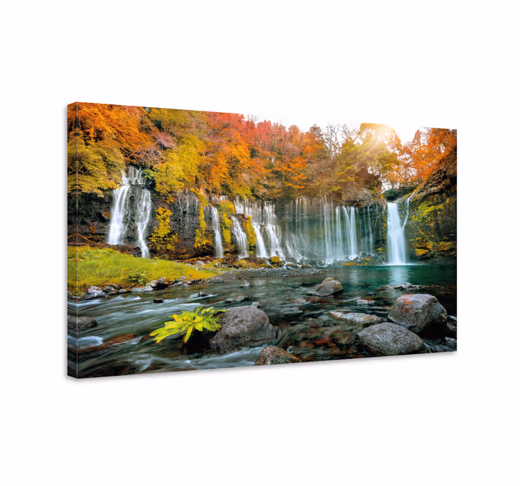 Cuadro paisajes Cascada salón de estar - TenVinilo