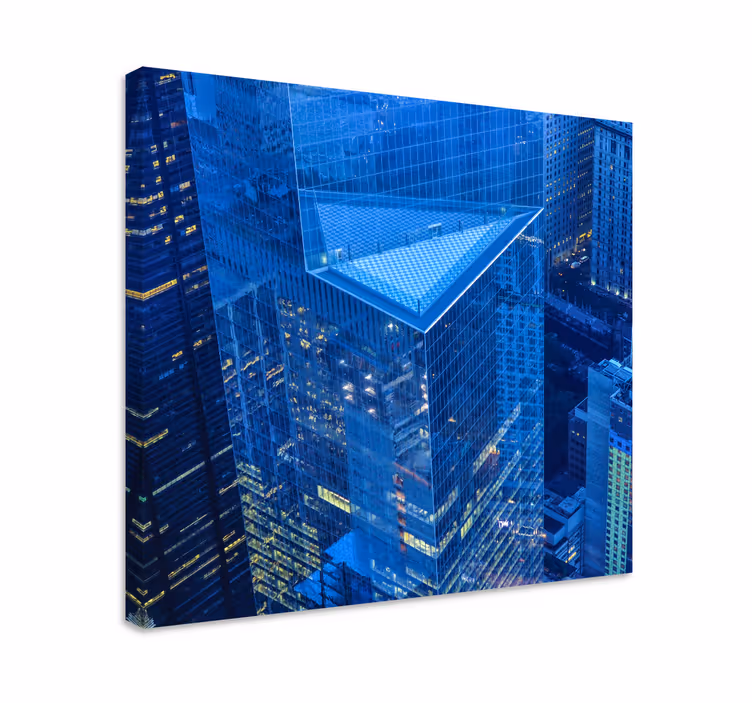 Cuadro ciudades arquitectura urbana moderna - TenVinilo