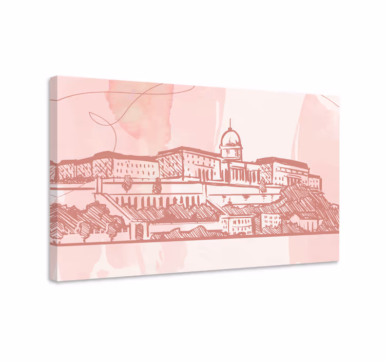 Cuadro ciudades contorno histórico de ciudades - TenVinilo