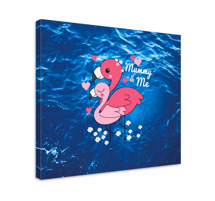 Cuadro animales aves del amor - TenVinilo