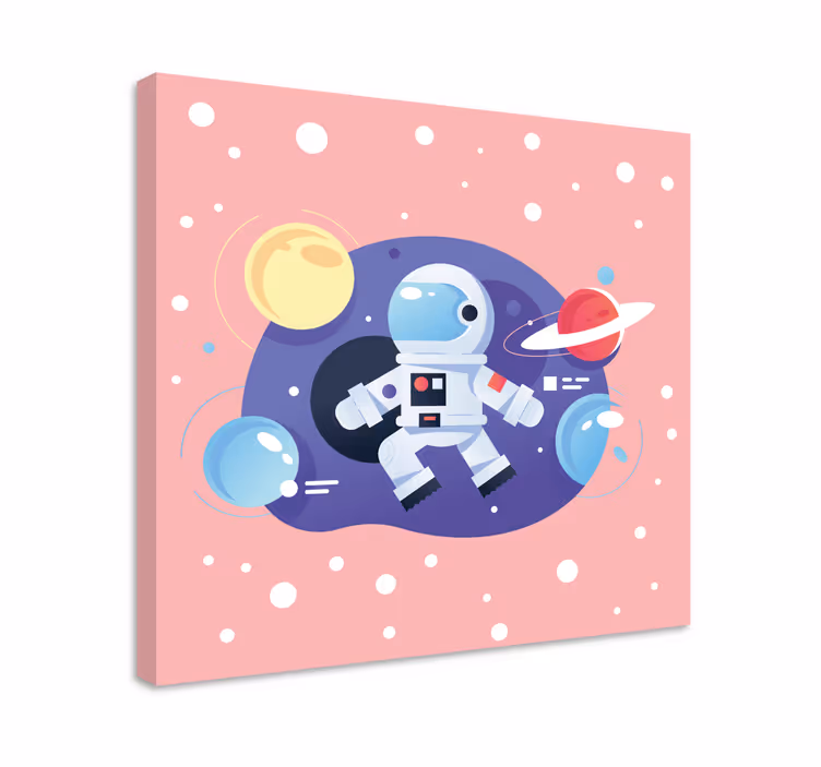 Cuadro explorador de aventuras espaciales - TenVinilo