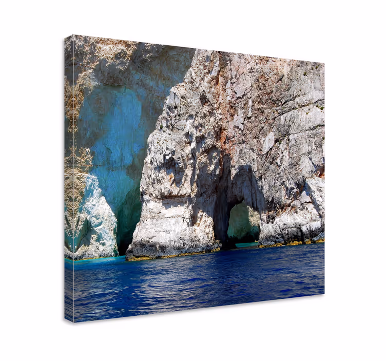 Cuadro paisajes formaciones rocosas costeras - TenVinilo