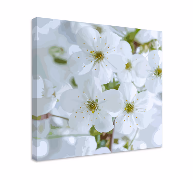 Cuadro de flores floración de cerezos - TenVinilo