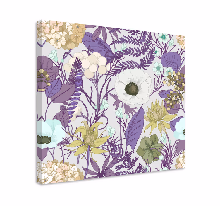 Cuadro de flores Nigella flor blanca - TenVinilo
