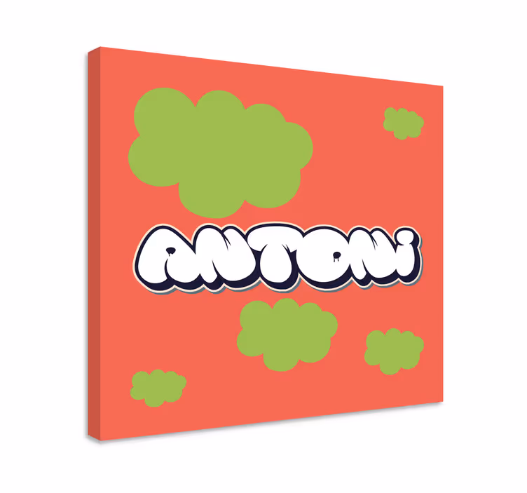 Cuadro abecedario estilo lettering divertido - TenVinilo