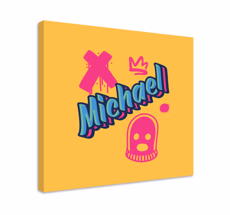 Cuadro abecedario expresión en letras gruesas - TenVinilo