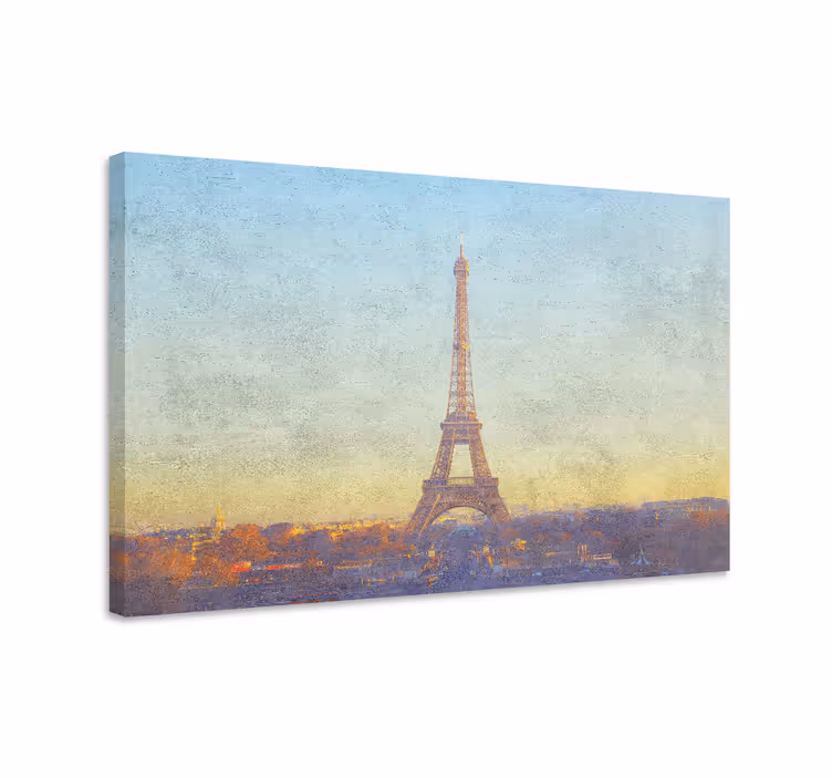 Cuadro ciudades paisaje torre eiffel - TenVinilo