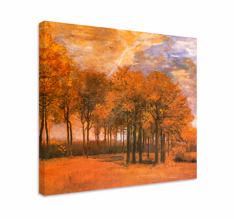 Cuadro paisajes escena de Árboles en otoño - TenVinilo