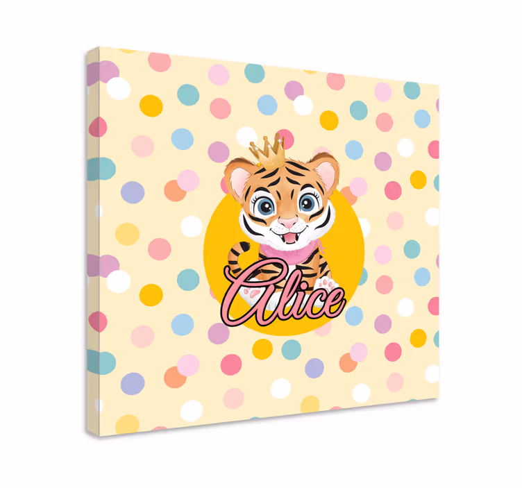 Cuadro animales tigre carismático - TenVinilo
