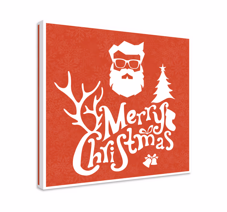Cuadro frase motivadora felices fiestas - TenVinilo