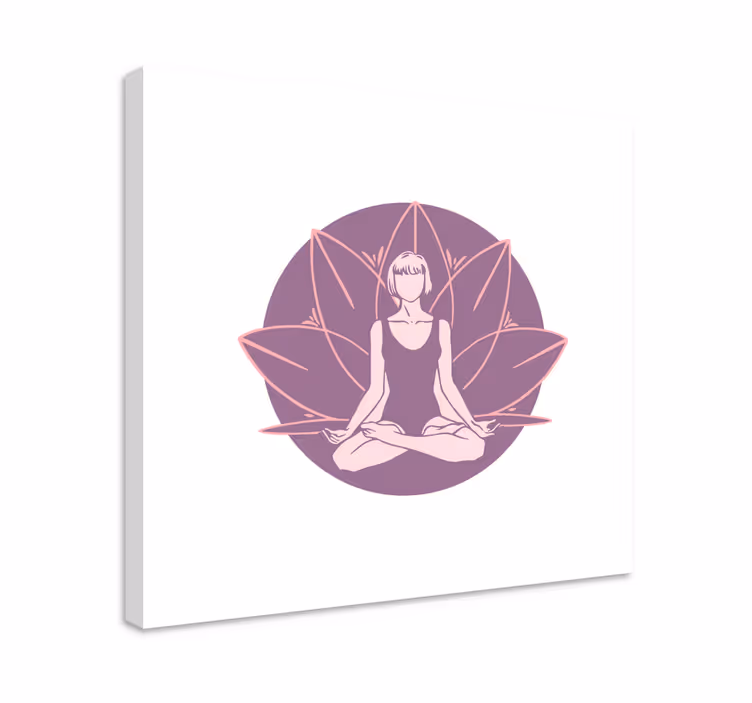 Cuadro zen pose de serenidad - TenVinilo