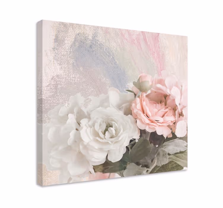 Cuadro de flores arreglo floral de flores - TenVinilo