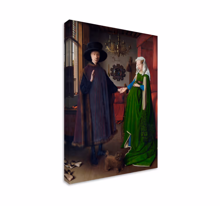 Cuadro artístico el cuadro de retrato Arnolfini es una pintura de - TenVinilo