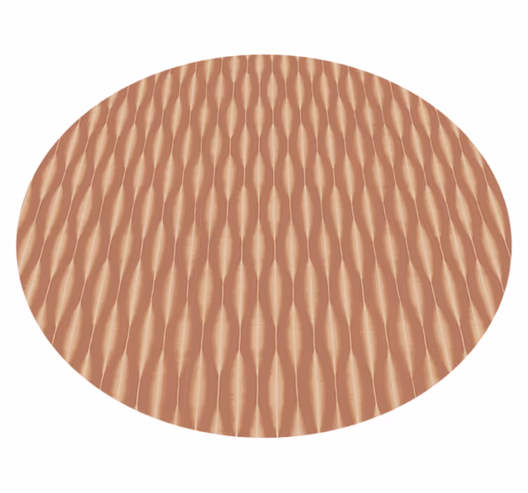 Alfombras vinílicas modernas mousse de moca ikat kasuri - TenVinilo