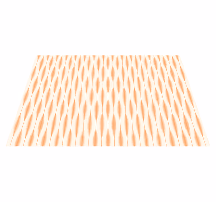 Alfombras vinílicas modernas ikat kasuri naranja - TenVinilo