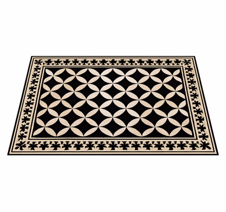 Alfombra vinílica salón diseño tradicional español - TenVinilo