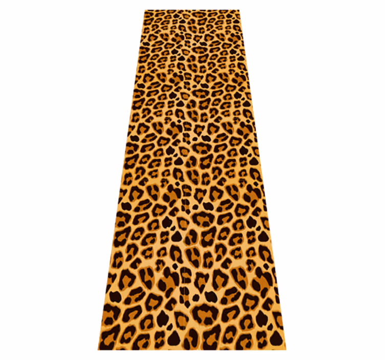 Alfombra vinílica animales estampado simple leopardo - TenVinilo